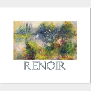 Paysage Bords de Seine (1879) by Pierre-Auguste Renoir Posters and Art